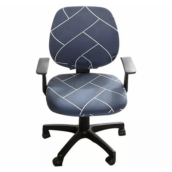FancyGrab Stretchable Office Chair Cover Slipcover Rotating Chair Stretch Seat Covers Protector Style 4