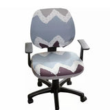 Stretchable Office Chair Cover Slipcover Rotating Chair Stretch Seat Covers Protector Style 2