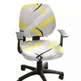 FancyGrab Stretchable Office Chair Cover Slipcover Rotating Chair Stretch Seat Covers Protector Style 3