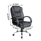 Thickened Office Chair Cover Stretch Velvet Seat Chair Protector with Armrest Covers Black