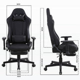 Elastic Gaming Chair Slipcover Anti-dust Stretch Seat Chair Cover White