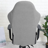 Elastic Gaming Chair Slipcover Anti-dust Stretch Seat Chair Cover Grey