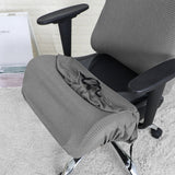 Elastic Gaming Chair Slipcover Anti-dust Stretch Seat Chair Cover Grey