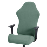 Elastic Gaming Chair Slipcover Anti-dust Stretch Seat Chair Cover Green