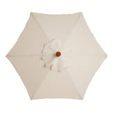 Patio Umbrella Market Table Outdoor Deck Umbrella Replacement Canopy Cover Beige