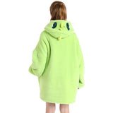 FancyGrab Kids Oversized Wearable Blanket Sherpa Fleece Hoodie Sweatshirt Blanket for Boys Girls Style 7