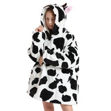 FancyGrab Kids Oversized Wearable Blanket Sherpa Fleece Hoodie Sweatshirt Blanket for Boys Girls Style 8