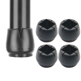 16pcs Chair Leg Floor Protectors Silicone Soft Round Covers with Glide Pads