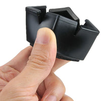 16pcs Chair Leg Floor Protectors Silicone Soft Square Covers with Glide Pads