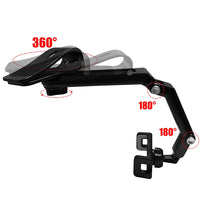 360 Degree Rearview Mirror Phone Mount Universal Rotating Car Phone Stand For Car