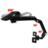 360 Degree Rearview Mirror Phone Mount Universal Rotating Car Phone Stand For Car