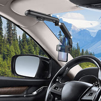 360 Degree Rearview Mirror Phone Mount Universal Rotating Car Phone Stand For Car