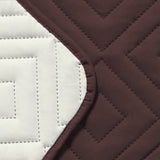 Waterproof Reversible Quilted Sofa Cover with Non Slip Strap for Single-Seat Coffee