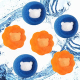 6pcs Pet Hair Remover Laundry Washer Dryer Balls Lint Catcher Tools