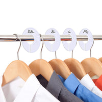 20pcs Clothing Rack Dividers Round Closet Organizer Hanging Closet Organizer