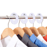 20pcs Clothing Rack Dividers Round Closet Organizer Hanging Closet Organizer