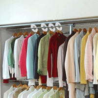 20pcs Clothing Rack Dividers Round Closet Organizer Hanging Closet Organizer
