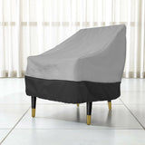 FancyGrab Patio Chair Cover Lounge Deep Seat Cover Outdoor Lawn Patio Single Seat Furniture Cover Grey