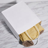 10Pcs Kraft Paper Bag Party Favor Gift Bags with Handle Shopping Bags