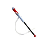 Pump Pipe Electric Siphon Oil Water Petrol Liquid Transfer Battery Operated Red