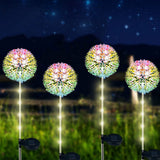 2Pcs Dandelion Garden Lights Solar Lights Outdoor Garden Decor