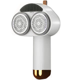Fabric Shaver Rechargeable Wireless Portable Electric Lint Remover White