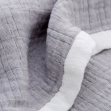 130 x 150cm Cotton Light Comfortable Muslin Blanket for All Season-Grey