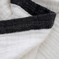 130 x 150cm Cotton Light Comfortable Muslin Blanket for All Season-White