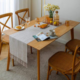 Farmhouse Table Runner Rustic Linen Boho Table Runner for Dining Table Coffee