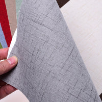 Set of 10 Colors Adhesive Linen Fabric Patches Tapes 10.5 x 20.5cm