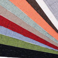 Set of 10 Colors Adhesive Linen Fabric Patches Tapes 10.5 x 20.5cm