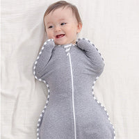 FancyGrab Baby Surrender Sleeping Bag Newborn Swaddle UP Transition Bag Grey