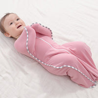 FancyGrab Baby Surrender Sleeping Bag Newborn Swaddle UP Transition Bag Pink
