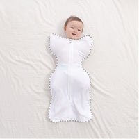 FancyGrab Baby Surrender Sleeping Bag Newborn Swaddle UP Transition Bag White