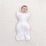 FancyGrab Baby Surrender Sleeping Bag Newborn Swaddle UP Transition Bag White