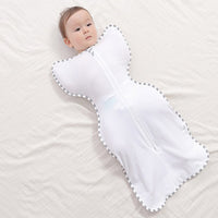 FancyGrab Baby Surrender Sleeping Bag Newborn Swaddle UP Transition Bag White