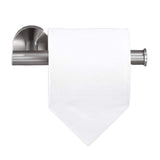 Set of 4 Pcs Bathroom Hardware Set Wall Mount Towel Holder Paper Holder Bundle Silver