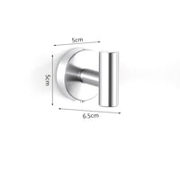 Set of 4 Pcs Bathroom Hardware Set Wall Mount Towel Holder Paper Holder Bundle Silver