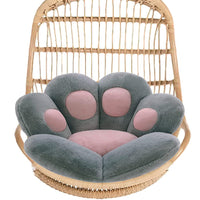 Cute Cat Paw Seat Pad Lazy Sofa Chair Seat Cushion 75 x 70cm Grey