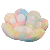 Cute Cat Paw Seat Pad Lazy Sofa Chair Seat Cushion 75 x 70cm Multicolor
