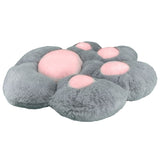Cute Cat Paw Seat Pad Lazy Sofa Chair Seat Cushion 65 x 60cm Grey