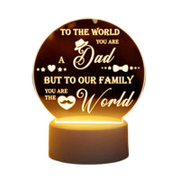 Acrylic Night Light for Dad for Thanksgiving Christmas Father's Day Style 1
