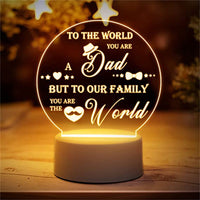 Acrylic Night Light for Dad for Thanksgiving Christmas Father's Day Style 1