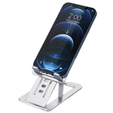 Adjustable Aluminum Phone Tablet Stand with Multiangle Silver