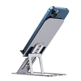 Adjustable Aluminum Phone Tablet Stand with Multiangle Silver