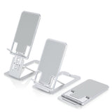 Adjustable Aluminum Phone Tablet Stand with Multiangle Silver