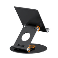 Portable Aluminum Desk Desktop Cellphone Tablet Stand Holder Black