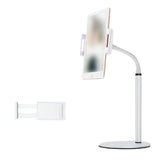 360 Degree Rotating Phone Holder Adjustable Tablet Stand White