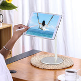 360 Degree Rotating Phone Holder Adjustable Tablet Stand White