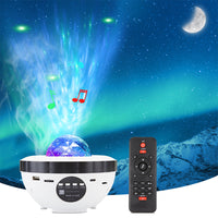 LED Air Humidifier Starry Projector Light with Remote Control White
